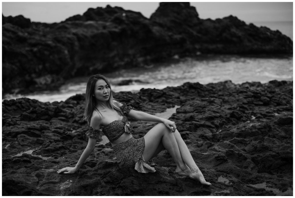 Makena Cove Portrait Session Photographer Girl on Beach